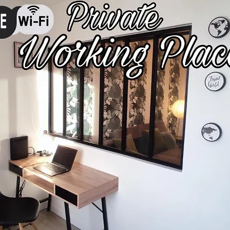 T2 Tgv By Beds4wanderlust - Proche Coulee Verte - Ideal Pro Ou Couple Apartment *